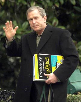 Oh good, he bought the instruction manual at least...